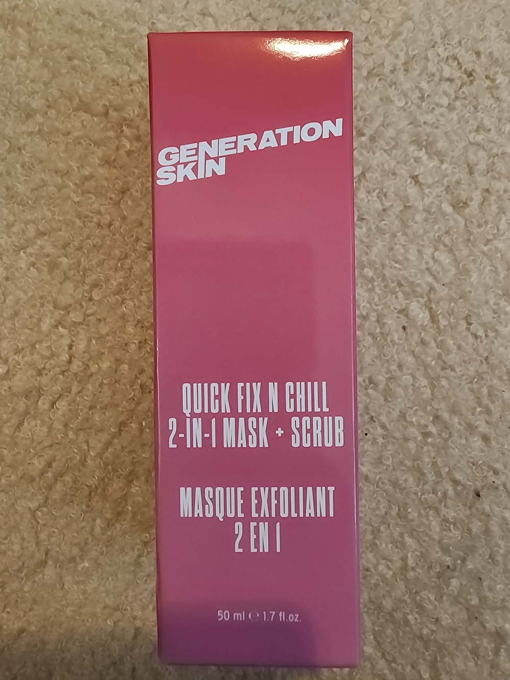 Generation Skin Quick Fix N Chill 2-in-1 Mask + Scrub - Pink